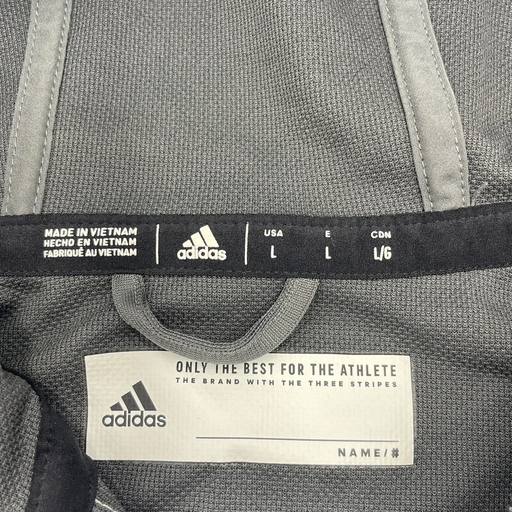 Adidas Aeroready Full Zip Hoodie Sweatshirt‎ Gray NCS Wolfpack Active Casual 631